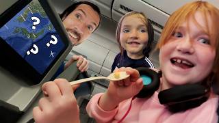 13 Hours in an AiRPLANE!!  Flying Across the World with Adley Niko & Saedie! Biggest Travel Day Ever