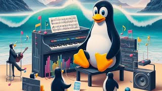 Phozon - Penguin Paradise (Linux Anthem) | AI-Generated Music Video