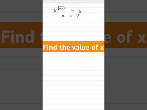Find the value of x || Maths #ytshorts #youtube #findthevalueofx