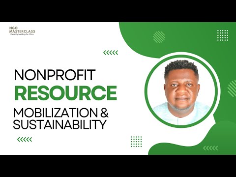 Nonprofit Resource Mobilization and Sustainability