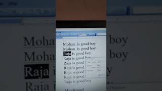 #Replace and  Ruler work#computer #adca #kyp #videos #excel #excel #all #kya #tally #short #