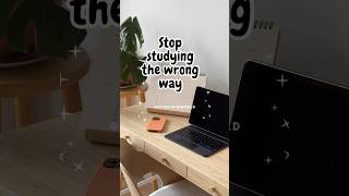 Stop Studying the Wrong Way ❌ | Study Smarter Hacks #study #studenttips #studysmart