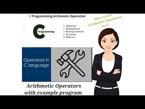 Arithmetic Operators with example program| Types of Operators in C| Programming with Zubia