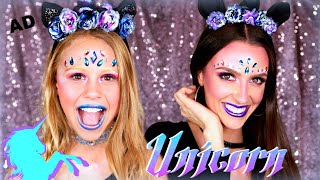 Dark Unicorn Halloween Makeup and Costume!