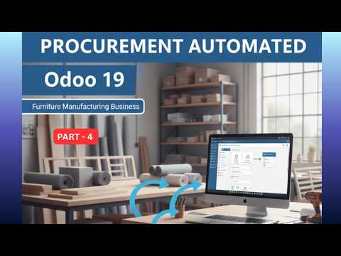 Odoo 19 - Part 4 | Purchase & Procurement Automation | Smart Replenishment | DearERP