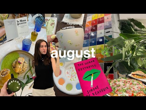 end of summer vlog🌷 days in the city, ceramics, good food & reading (mty)