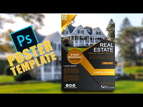 Photoshop Tutorial : Poster Template : How To Design