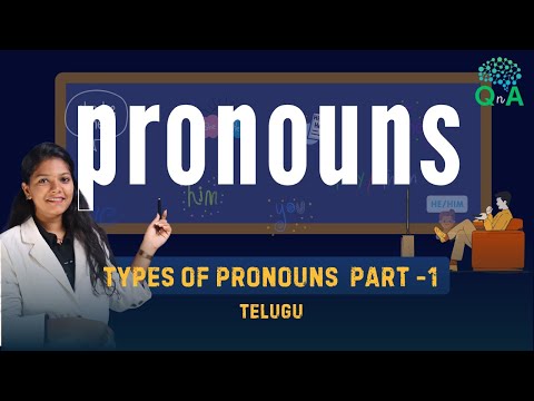 Pronouns in Telugu | English Grammar | Types of Pronouns | Rules of Pronouns | QnA Academy