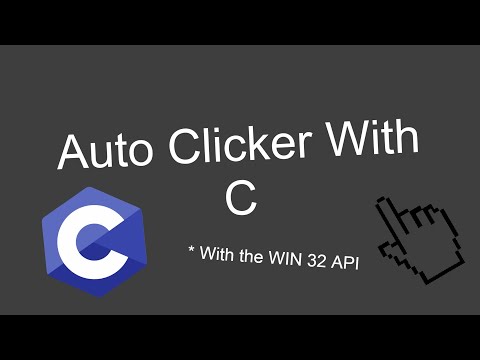 Auto Clicker with C win 32 API