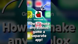 How to make any Roblox game a separate app 2025 #roblox #robloxhack2025 #robloxhacks2025 #doors