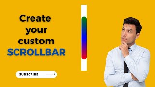 Custom scrollbar | html & css | wed development | 2024 tutorial
