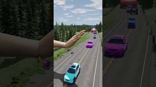Colorful Small to Giant Cars vs Massive Slap #8