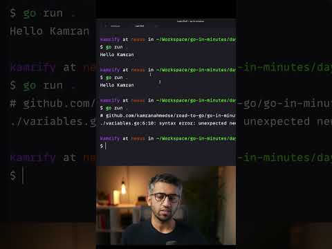 Day 1 - Different ways to declare variables in Go