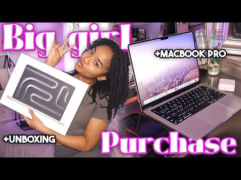 MacBook Pro UNBOXING and setup | space black, m3 pro chip