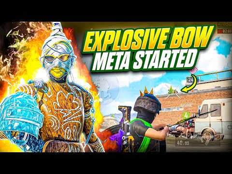 Explosive Bow is BROKEN in BGMI! 😱 insane 1v4 in Ultimate Royale