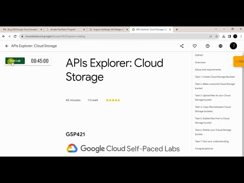 APIs Explorer: Cloud Storage