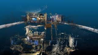 WebODM and CloudCompare aligned pointclouds