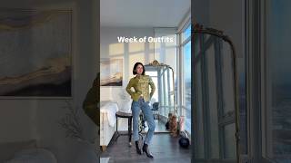 Outfits of the week #bobhairstyles #outfitideas #springoutfitideas #transitionaloutfits #springstyle