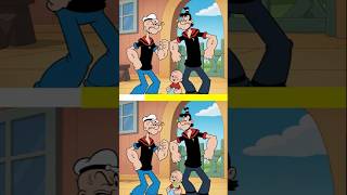 99% Can't Solve– Popeye #findthedifference  #puzzlechallenges   #puzzlechallenges