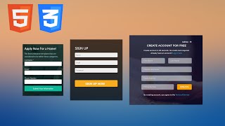 Learn to create an HTML and CSS3 landing page design