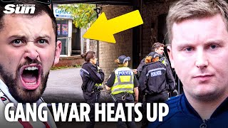 Scotland's gang war heats up as taxi firm 'FIREBOMBED' and boss targeted by 'machete gang'