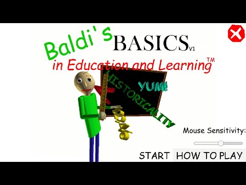 Baldi’s Basics Classic (Mobile) Gameplay