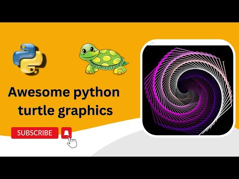 Python turtle graphics tutorial | Hexagon Shape Design | Turtle graphics