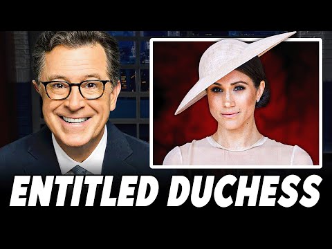 Stephen Colbert Hilariously DESTROYS Meghan Markle On The Late Show