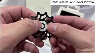 Gears In Motion Full Ceramic Black Jockey Wheels