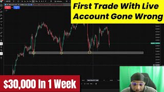 First Time Trading Topstep’s Live Account GONE WRONG | Making $30,000 | BEWARE Of Some Prop Firms