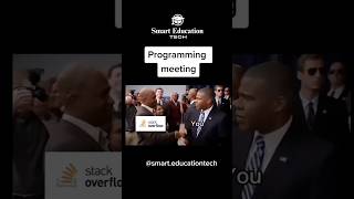 programming meeting 😂 #meme #memesdaily #memes #education #educational #comedy #coding #ytshorts