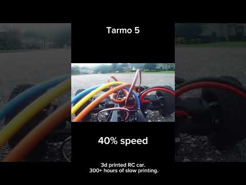 3d printed RC car called the Tarmo5. #tarmo5 #rccar #3dprinted #3dprinting #3dcars  #rccars