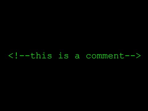 how to use comments in html