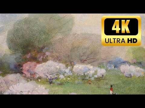 4K TV Art Screensaver | 7 Stunning Vintage Floral Paintings | 2 Hours