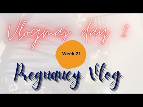 PREGNANCY VLOG | VLOGMAS DAY 2 | CHITCHAT WITH ME