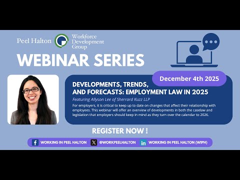 Developments, Trends, and Forecasts: Employment Law in 2025