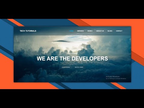 How to make website with video background || Full responsive || Smartcode India