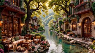 Calm Spring Morning Smooth Jazz 🌸 Coffee Shop Ambience | Relaxing Background Music