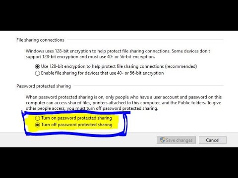 Turn off password protected sharing windows 10. How to disable sharing passwords?