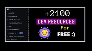 2100+ FREE Dev Resources for Frontend Developers | Beginners to Advanced 🔥💰