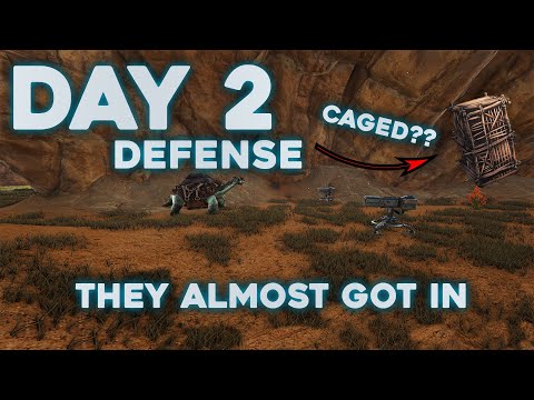 WOKE UP TO US GETTING RAIDED OFFLINE!! Modded Cave Defense in ARK | Ark Survival Evolved