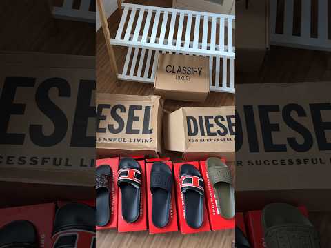 ORIGINAL DIESEL SLIDES FULL UNBOXING VIDEO     #diesel #dieselslide #slide
