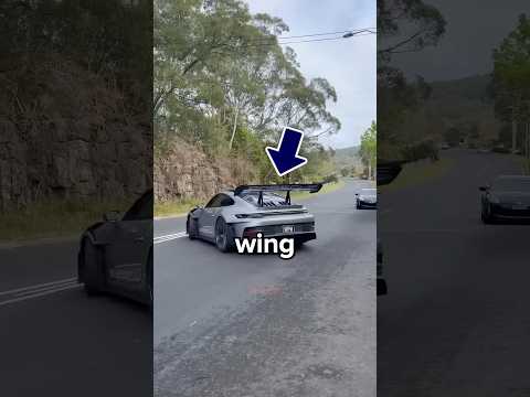 How does a Car Wing Actually Work? 😳 #cars
