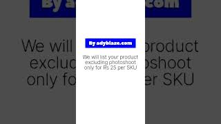 We are online selling service provider for sellers. contact us for details #amazonservice