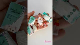 Tiny Baby Doll with Mini Diapers! Realistic Newborn Silicone Baby | Miniature Baby Items