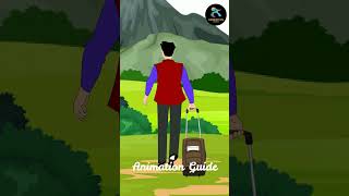 Tourist Walk Animation 👲👲👲 #shorts #youtubeshorts #viralshorts #trendingshorts । By Animation Guide