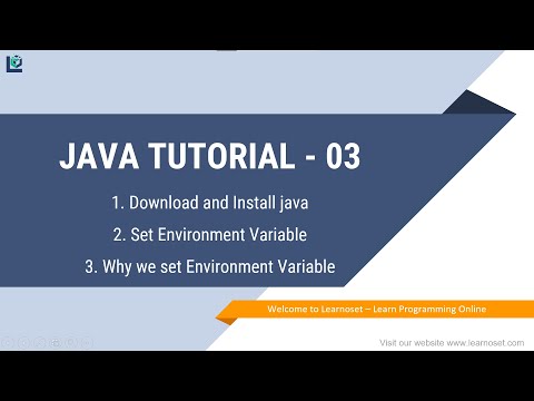 Java for Beginners - How to download and install Java? | How to set Environment Variable