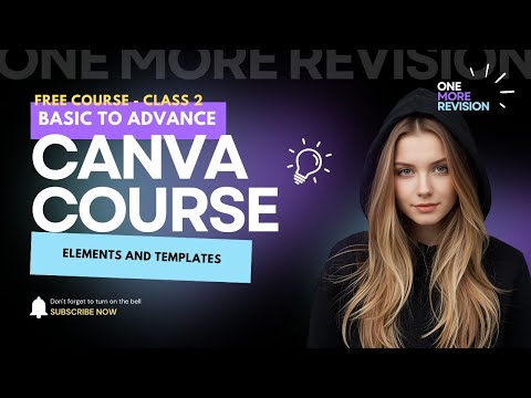 Canva Templates Tutorial | Class 2: How to Customize Canva Templates (Free Course 2025)