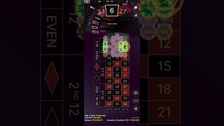 Huge Profit on 6 #roulette #casino #gambling #roulettestrategy #shorts