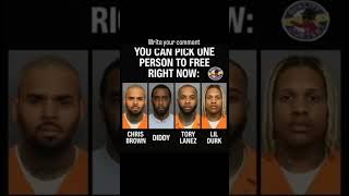 Chris Brown, Diddy, Tory Lanez, Lil Durk — You Can Only Free ONE! #chrisbrown #diddy #lildurk #tory